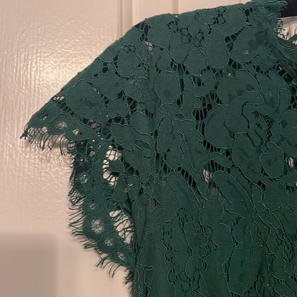 Lace dress, form fitting, emerald green - Picture 2 of 6